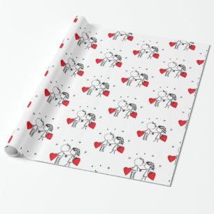 Papier Cadeau Wedding , day Valenine , love