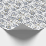 Papier Cadeau Wedding Wrapping Paper<br><div class="desc">Wrapping paper shown with a lovely grey color vintage rose print. 
Customize this item or buy as is.





Stock Print
freepik.com</div>
