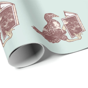 Papier Cadeau Weka Bird Lire un livre