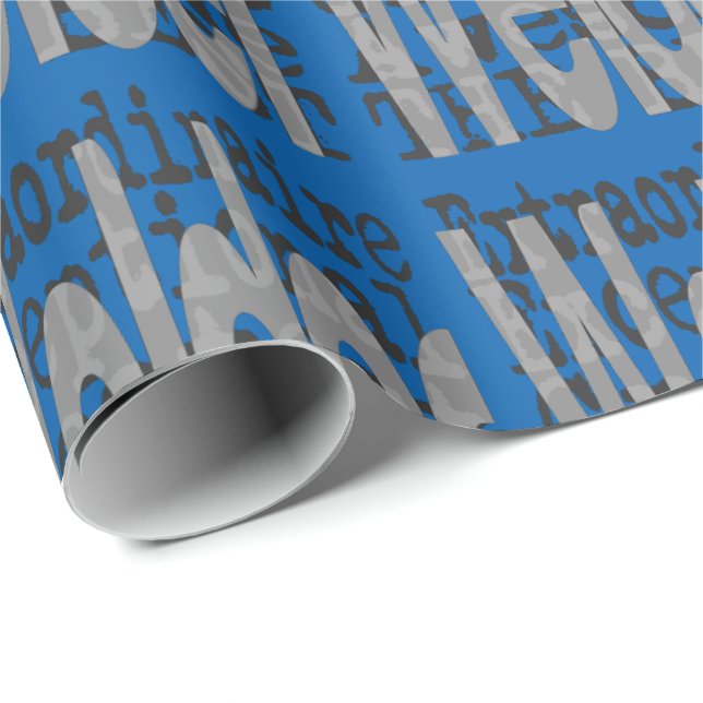 Papier Cadeau Welder Extraordinaire (Coin rond)