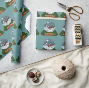 Papier Cadeau Welsh Springer Spaniel Christmas