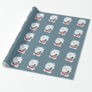 Papier Cadeau West Highland White Terrier
