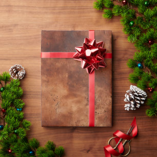 Papier Cadeau Western Brown Howdy Cowboy Brown