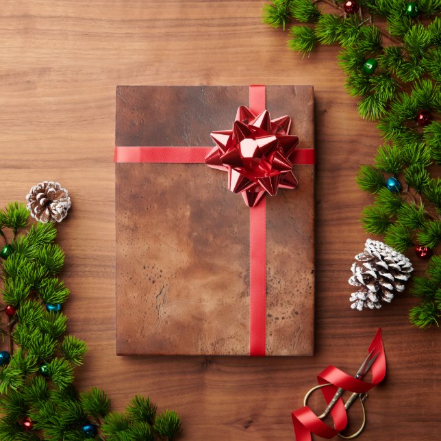 Papier Cadeau Western Brown Howdy Cowboy Brown (Cadeau de vacances)