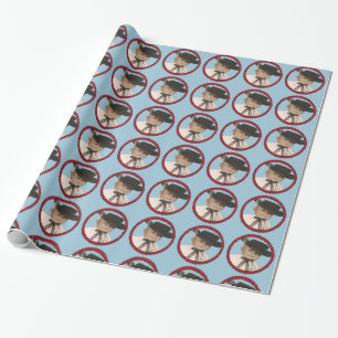 Papier cadeau Western Enveloppement Vintage Cowboy