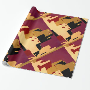 Papier Cadeau Western Southwest Pueblo WPA National