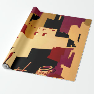 Papier Cadeau Western Southwest Pueblo WPA National