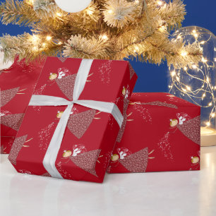 Papier Cadeau Whimssical mignon Fée Fée Noël Cadeau