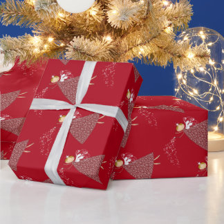 Papier Cadeau Whimssical mignon Fée Fée Noël Cadeau