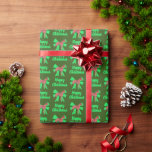 Papier Cadeau Whippet Silhouette Green Christmas Dog & Green Bow<br><div class="desc">Envelopper votre décoration de vacances avec Whippet / Silhouette Greyhound italienne Amoureux des chiens Green Gift Wrap. Parfait pour améliorer vos cadeaux,  chaque cadeau de cadeau peint un tableau de joie de vacances entrelacé avec l'affection canine. Transformez votre don en une joyeuse célébration du meilleur ami de l'homme !</div>