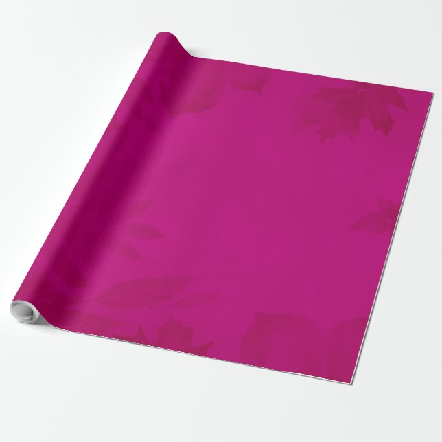 Papier Cadeau Whispers d'automne : Feuilles (Déroulé)