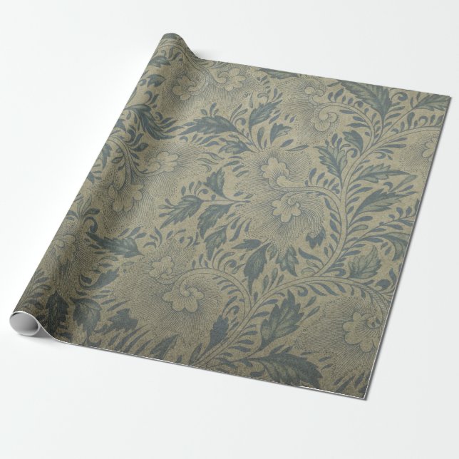 Papier Cadeau Whispers floraux : ZazzleWrapMagic Wraps exclusifs (Déroulé)