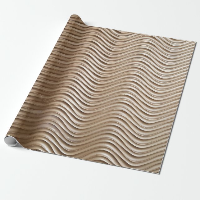 Papier Cadeau White and gray striped textile (Déroulé)
