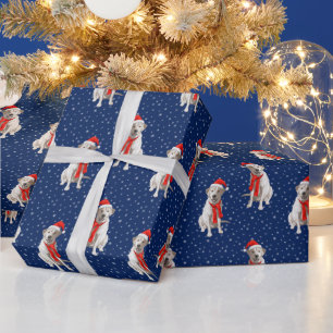 Papier Cadeau White Yellow Labrador Retriever