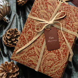 Papier Cadeau William Morris Arcadia Floral Garden Flower Classi