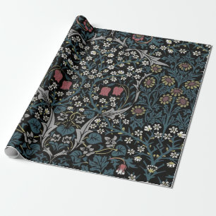 Papier Cadeau William Morris Blackthorn Floral Art Nouveau