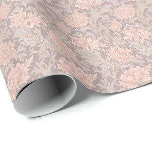 Papier Cadeau William Morris Chrysanthemum Motif Enveloppement P