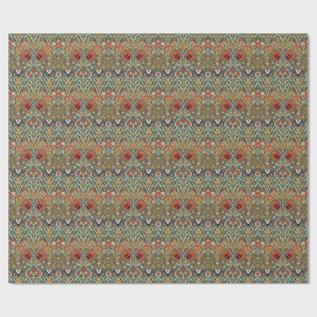Papier Cadeau William Morris Compton Floral Art (Plat)