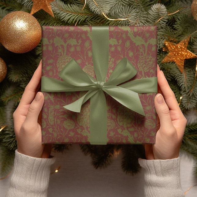 Papier Cadeau William Morris Elegant Holiday (William Morris, timeless designs.)