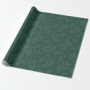 Papier Cadeau William Morris Inspirés Feuilles botaniques verts