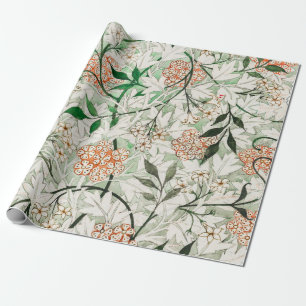 Papier Cadeau William Morris Jardin Fleur de Jasmin Classique