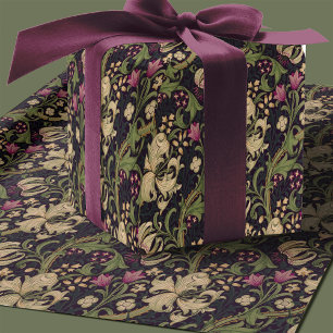 Papier Cadeau William Morris Lily Art nouveau motif floral