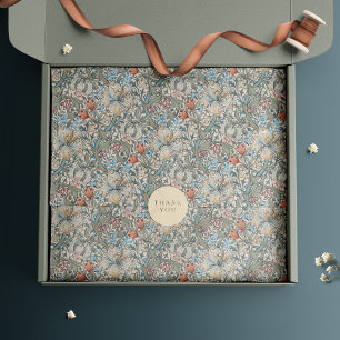 Papier Cadeau William Morris Lily Art Nouveau Motif Floral Guerr
