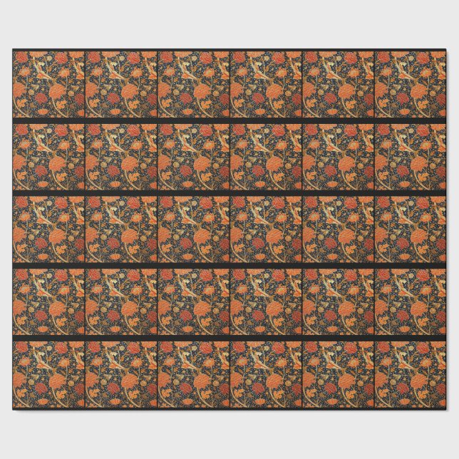 Papier Cadeau William Morris motif, Cray, (Couture)