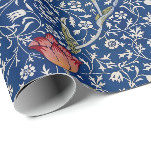 Papier Cadeau William Morris Motif Medway (Coin rond)