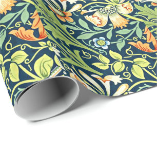 Papier Cadeau William Morris motif vintage, Compton