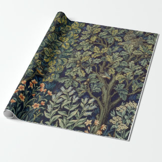 Papier Cadeau William Morris Pheasier Bois Bois