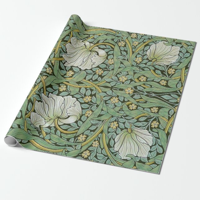 Papier Cadeau William Morris - Pimpernel (Déroulé)
