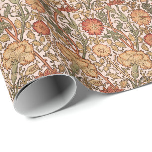 Papier Cadeau William Morris Rose Flower Fond d'écran Motif