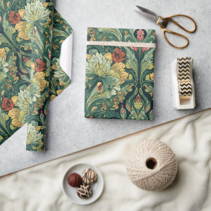 Papier Cadeau William Morris Seaweed Art nouveau floral vintage