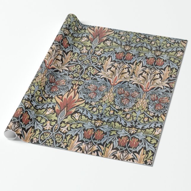 Papier Cadeau William Morris Snakeshead Vintage GalleryHD (Déroulé)