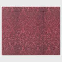 William Morris Vintage Rouge Velvet Timbé Motif
