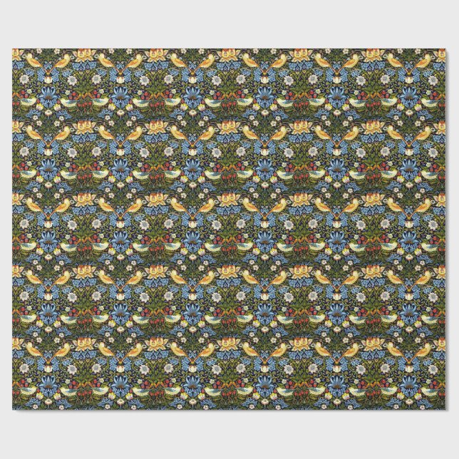 Papier Cadeau William Morris, Voleur de fraises (Plat)