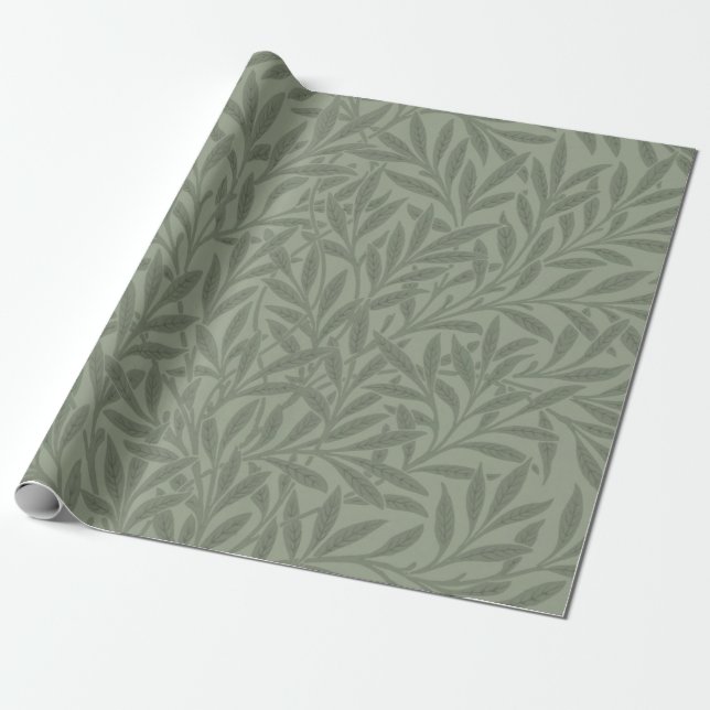 Papier Cadeau William Morris Willow Flower Classic (Déroulé)