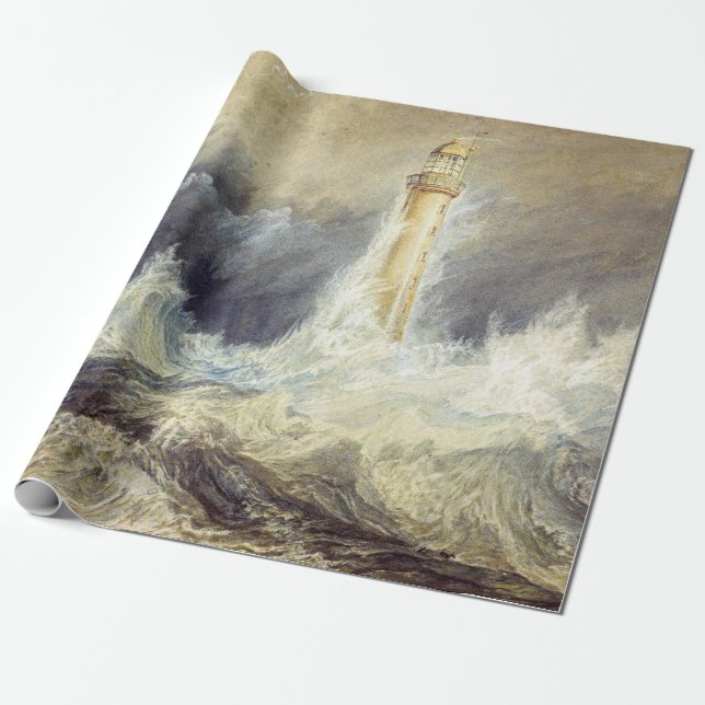 Papier Cadeau William Turner - Phare de Bell Rock (Déroulé)