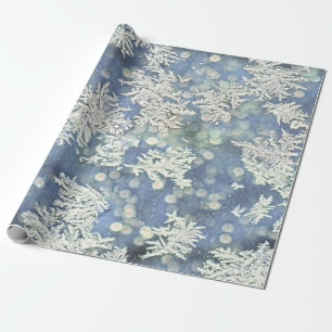 Papier Cadeau Winter Frost Photographie Abstraite - Effet Bokeh