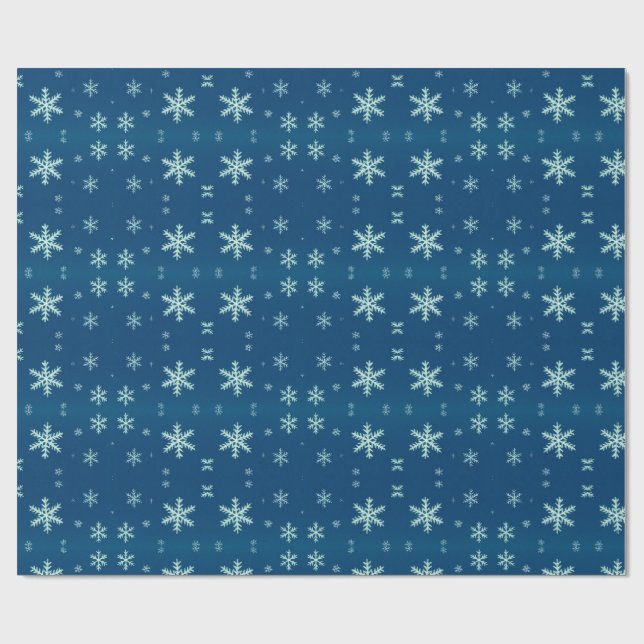 Papier Cadeau Winter Holiday Gift Wrap for Christmas & Holidays  (Plat)