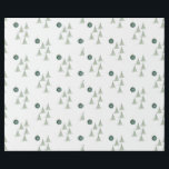 Papier Cadeau Winter Pines Gift Wrap<br><div class="desc">This white Christmas wrapping paper features delicate pine trees inspired by quiet winter forests.
Clean,  calm,  and timeless,  it wraps every gift in simplicity and warmth</div>