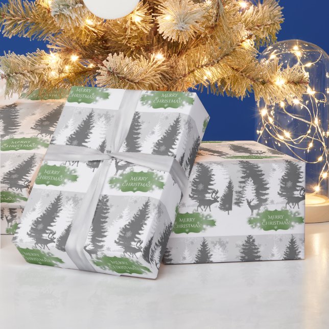Papier Cadeau Winter Wonderland Wrapper Paper - Green (Vacances)