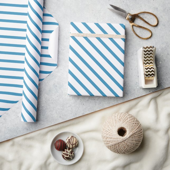 Papier Cadeau Wrap His Gift with Love to Shine Like Blue Sky (Artisanat)
