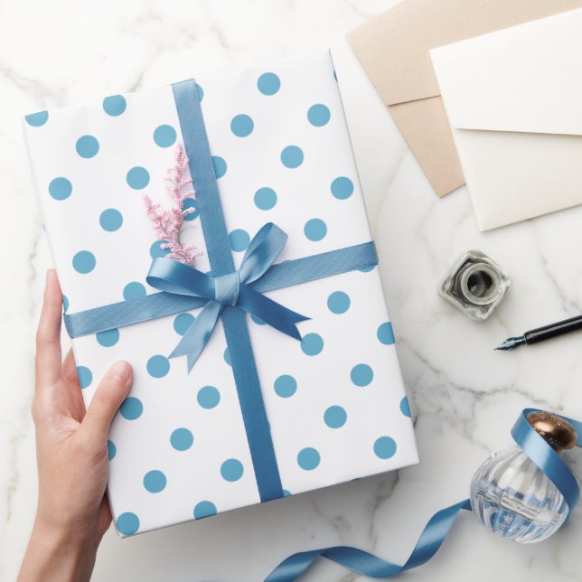 Papier Cadeau Wrap Your Gift in Sky Blue Serenity (Cadeaux)