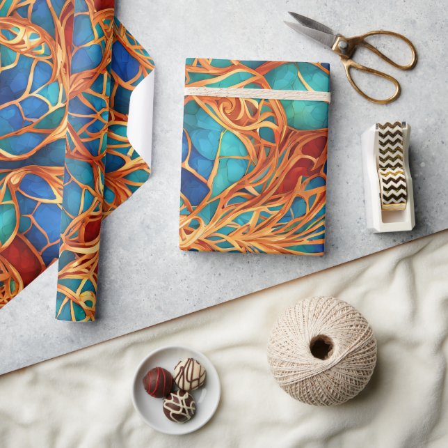 Papier Cadeau Wrapping Enchantments n3 (Artisanat)