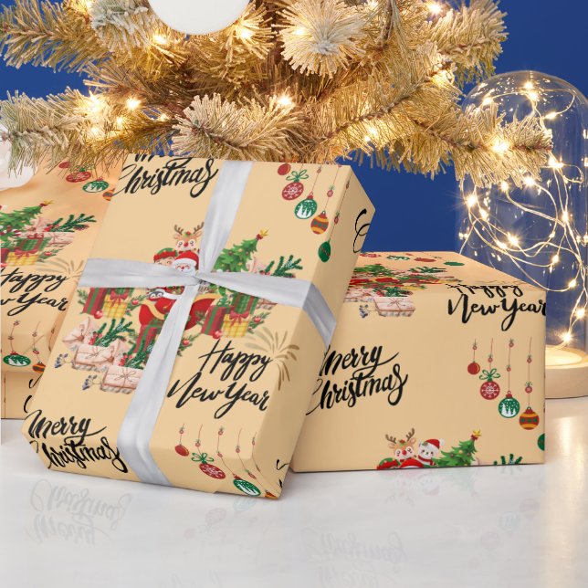 Papier Cadeau Wrapping Paper (Vacances)
