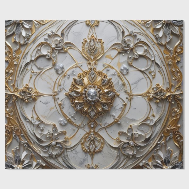 Papier Cadeau Wrapping Paper for Teen/Adult Gift (Plat)