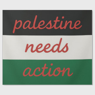 Papier Cadeau Wrapping Paper palestine needs action