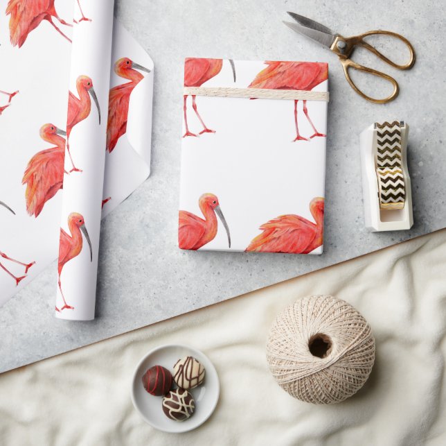 Papier Cadeau Wrapping Paper - Scarlet Ibis (Artisanat)
